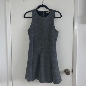 Grey business casual dress from Pull&Bear